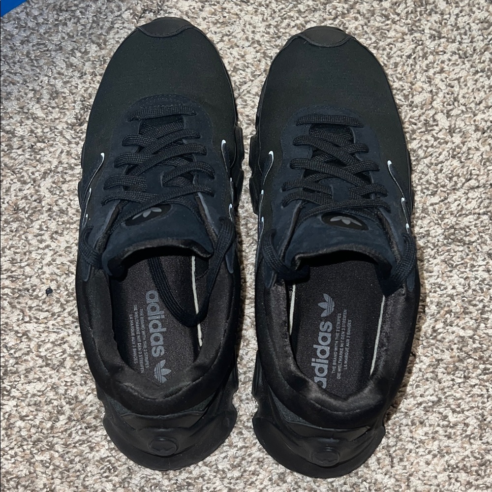 Adidas Adifom Megaride Triple Black Running Shoes With Box - Picture 10 of 11